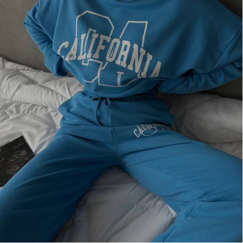 175476 TOPTAN BASKILI EŞOFMAN TAKIM toptan bayan giyim