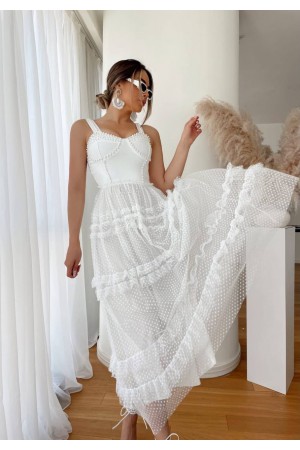 175531 white Evening dress