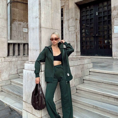 175573 TOPTAN ZÜMRÜT YEŞİL EŞOFMAN TAKIM 175573 TOPTAN ZÜMRÜT YEŞİL EŞOFMAN TAKIM toptan bayan giyim