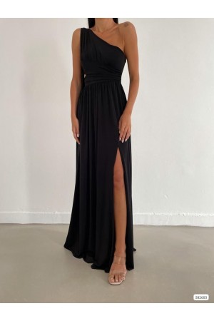175663 чорний Вечірня сукня