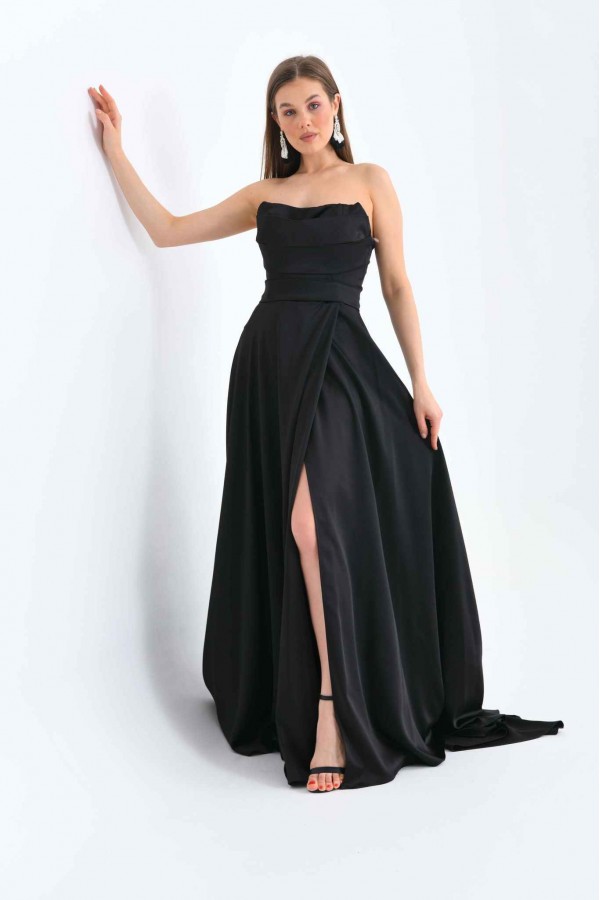 175688 черный Вечернее платье