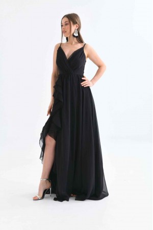 175697 черный Вечернее платье