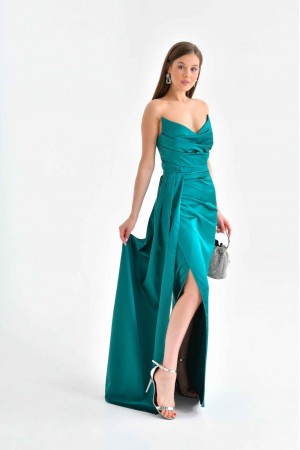 175702 Смарагдовий зелений Вечірня сукня