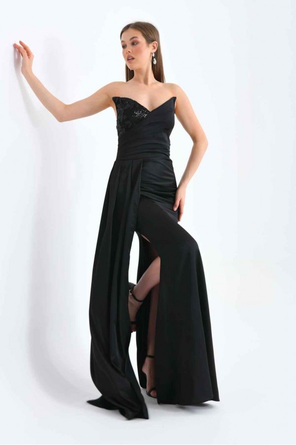 175707 black Evening dress