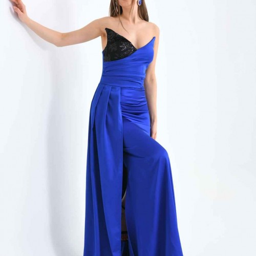 175708 TOPTAN SAKS ABİYE toptan bayan giyim