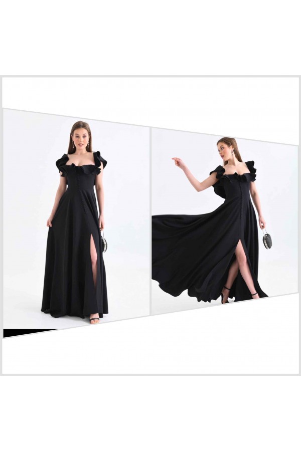 175710 black Evening dress