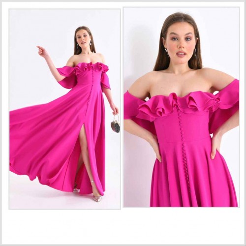 175712 TOPTAN FUŞYA ABİYE toptan bayan giyim