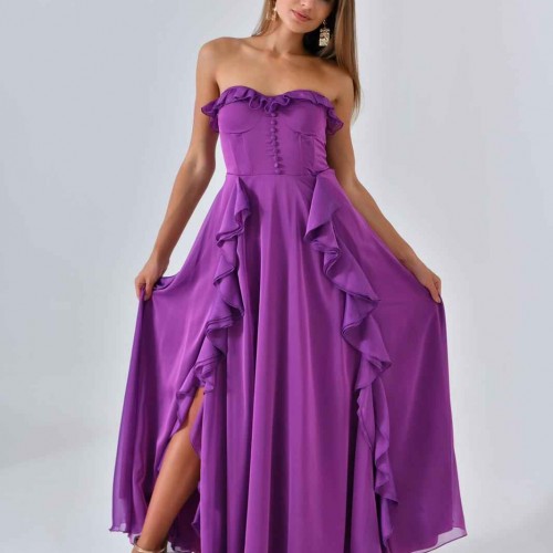 175715 TOPTAN MOR ABİYE toptan bayan giyim