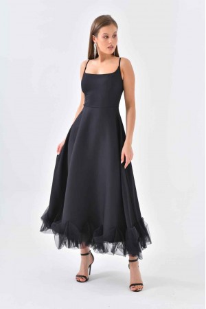 175721 чорний Вечірня сукня