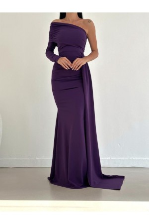 175816 фіолетовий Вечірня сукня