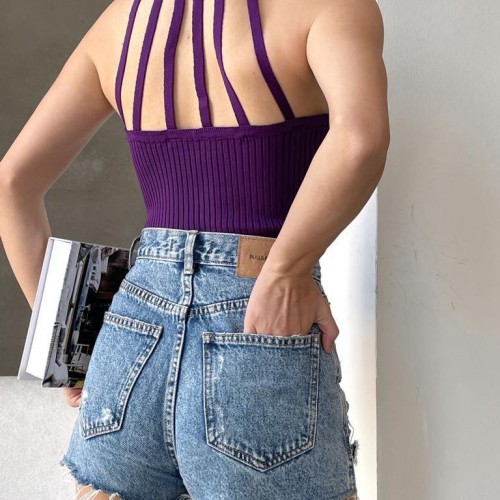 175831 TOPTAN MOR BLUZ toptan bayan giyim