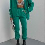 175989 TOPTAN YEŞİL EŞOFMAN TAKIM toptan bayan giyim