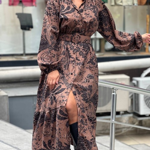 176069 TOPTAN DESENLİ ELBİSE 176069 TOPTAN DESENLİ ELBİSE toptan bayan giyim