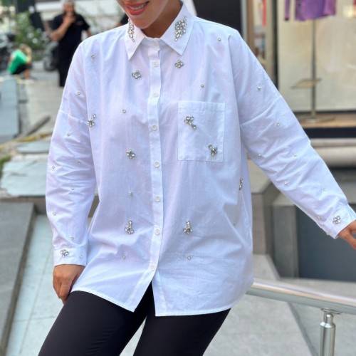 176095 TOPTAN BEYAZ GÖMLEK 176095 TOPTAN BEYAZ GÖMLEK toptan bayan giyim