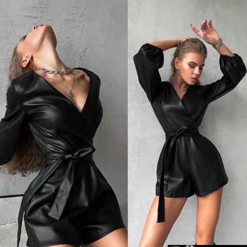 176143 TOPTAN SİYAH TULUM toptan bayan giyim