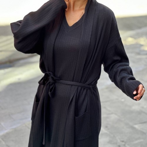 176567 TOPTAN SİYAH TAKIM toptan bayan giyim