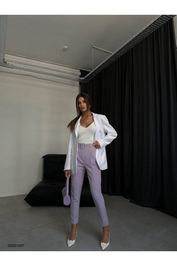 176661 lilac TROUSERS