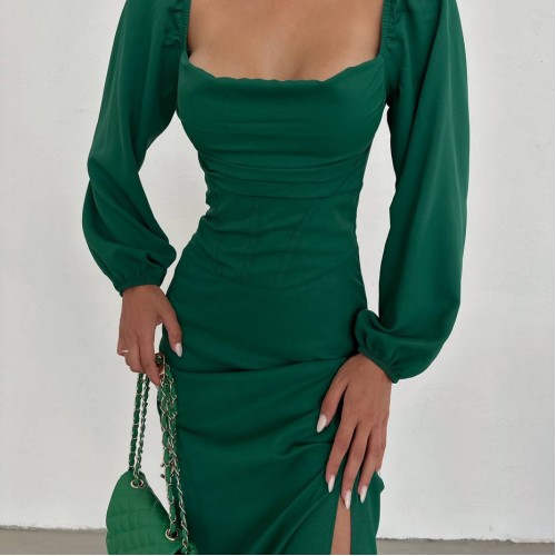 177180 TOPTAN YEŞİL ABİYE 177180 TOPTAN YEŞİL ABİYE toptan bayan giyim