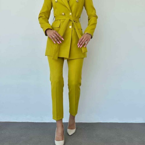 177248 TOPTAN HARDAL PANTOLON TAKIM 177248 TOPTAN HARDAL PANTOLON TAKIM toptan bayan giyim