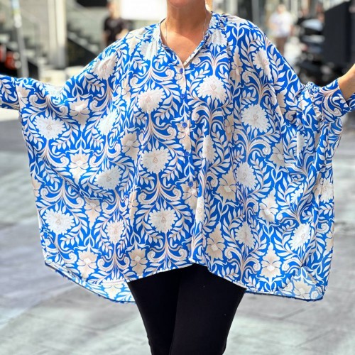 177298 TOPTAN DESENLİ GÖMLEK toptan bayan giyim