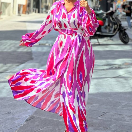 177310 TOPTAN DESENLİ ELBİSE 177310 TOPTAN DESENLİ ELBİSE toptan bayan giyim