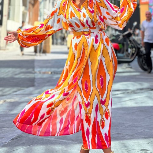 177311 TOPTAN DESENLİ ELBİSE 177311 TOPTAN DESENLİ ELBİSE toptan bayan giyim