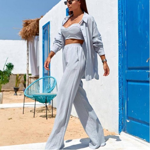 177329 TOPTAN ÇİZGİLİ PANTOLON TAKIM 177329 TOPTAN ÇİZGİLİ PANTOLON TAKIM toptan bayan giyim