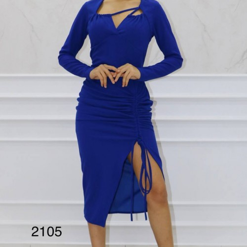 177342 TOPTAN SAKS ELBİSE 177342 TOPTAN SAKS ELBİSE toptan bayan giyim