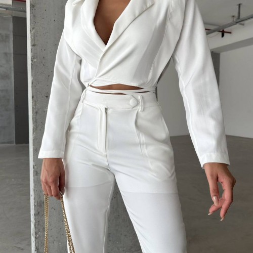 177497 TOPTAN BEYAZ PANTOLON TAKIM 177497 TOPTAN BEYAZ PANTOLON TAKIM toptan bayan giyim