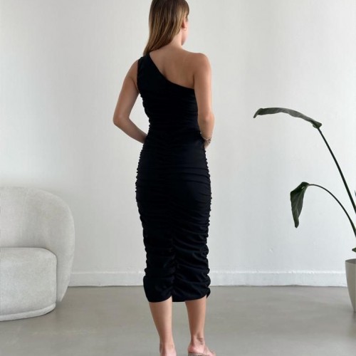 177723 TOPTAN SİYAH ABİYE toptan bayan giyim