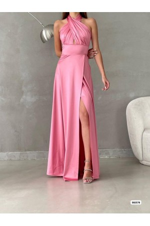 177737 розовый Вечернее платье