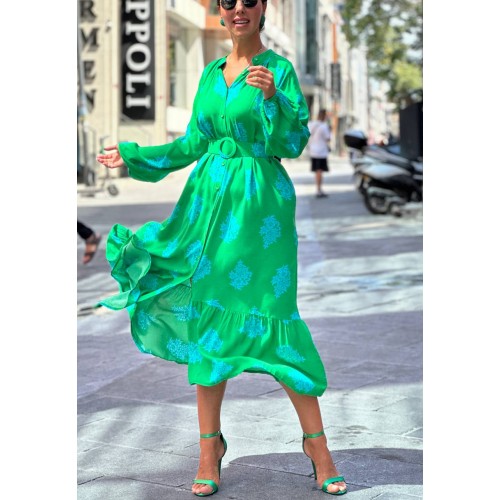 178005 patterned DRESS