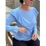 178011 bebe blue BLOUSE