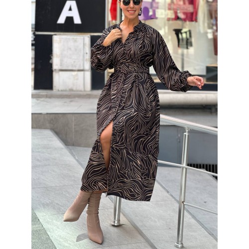 178018 patterned DRESS