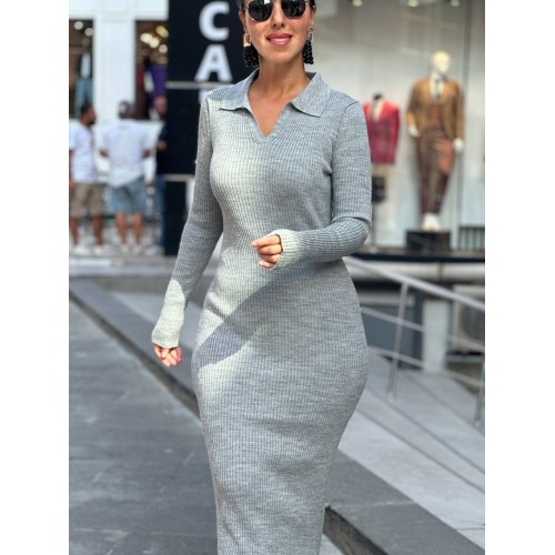 178045 Grey DRESS