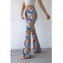 178128 patterned TROUSERS