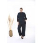 180130 Navy blue Pants suit
