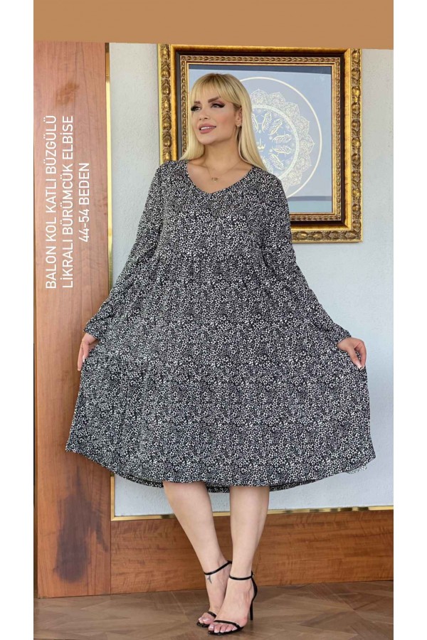 180778 patterned DRESS