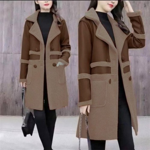 180880 TOPTAN VİZON KABAN toptan bayan giyim