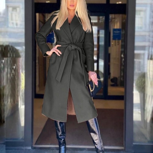 180890 TOPTAN SİYAH KABAN toptan bayan giyim