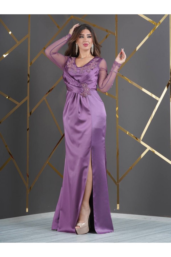 181018 lilac Evening dress