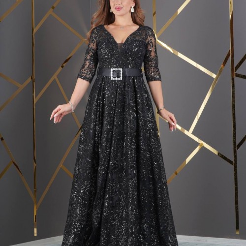 181029 TOPTAN SİYAH ABİYE toptan bayan giyim