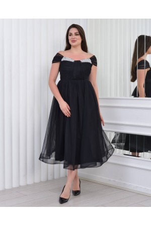 181033 чорний Вечірня сукня
