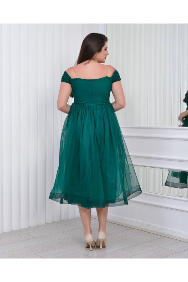 181035 Смарагдовий зелений Вечірня сукня