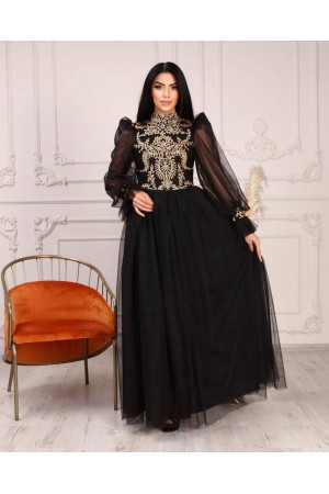 181040 black Evening dress