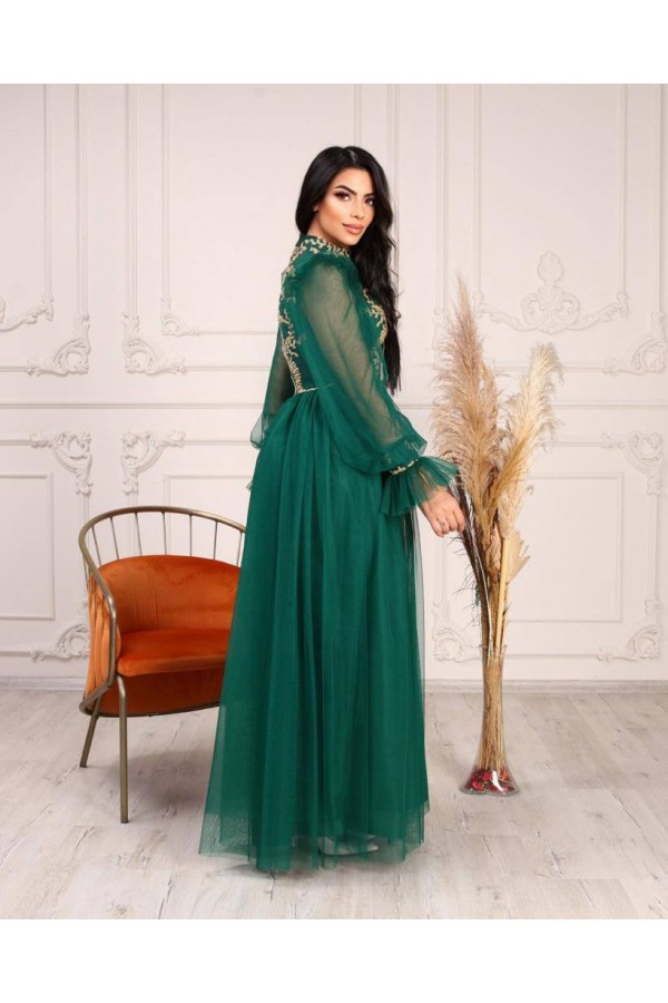 181042 Emerald Green Evening dress