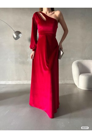 181053 burgundy Evening dress