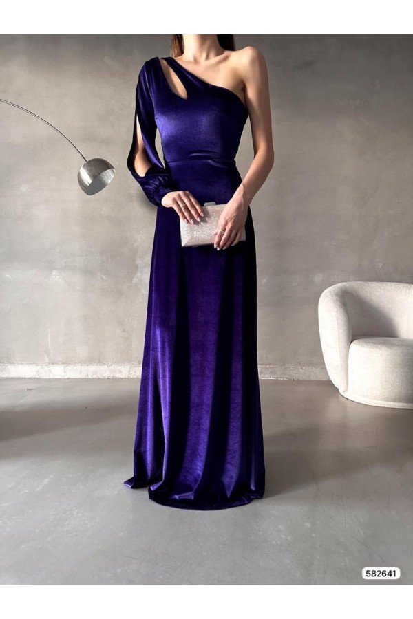 181055 purple Evening dress