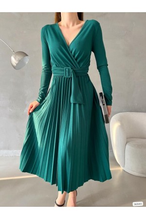 181057 Изумрудно-зеленый Вечернее платье