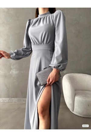 181068 Серый Вечернее платье